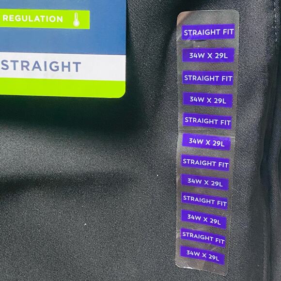 Haggar Active Flex Pant Mens size 34x29 Straight Fit Flat Front Super Flexible - Picture 5 of 12